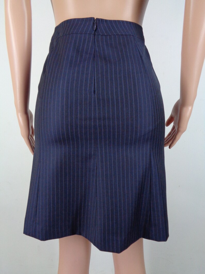 Reda Skirt Vintage Size 40 Reda Striped Skirt Vintage Reda Vintage Midi Skirt Size 2829x22