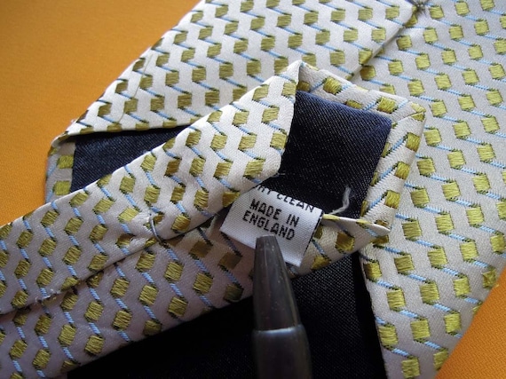 nul open haard knoflook Paul Smith stropdas Vintage Paul Smith geweven zijden stropdas - Etsy België