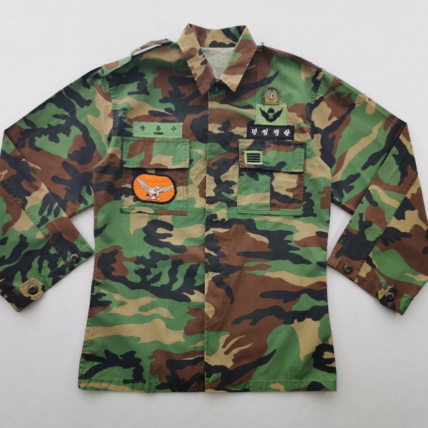 Korea Army Jacket Etsy