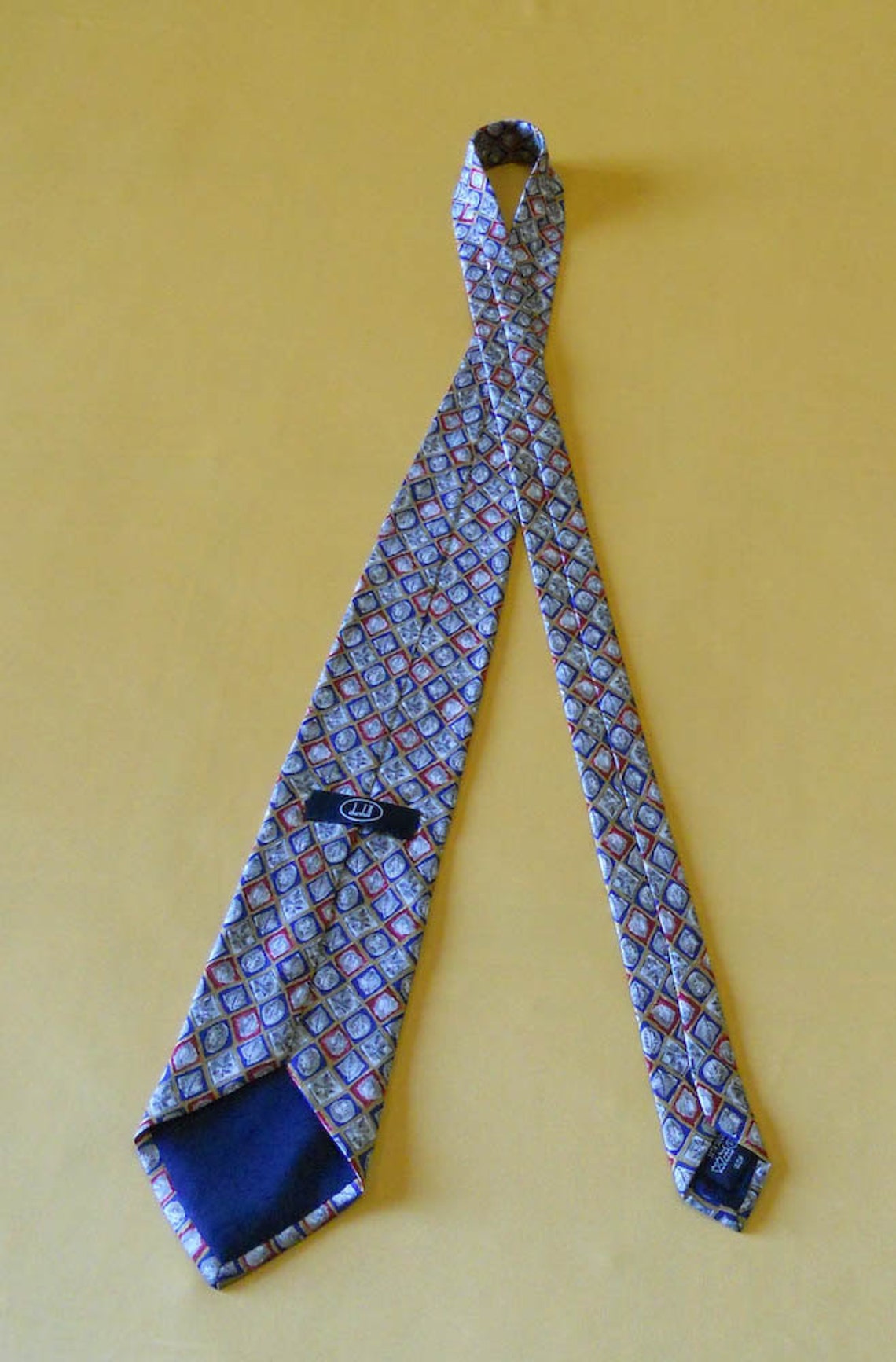 Dunhill Tie Vintage Dunhill Silk Necktie Vintage Dunhill Made | Etsy