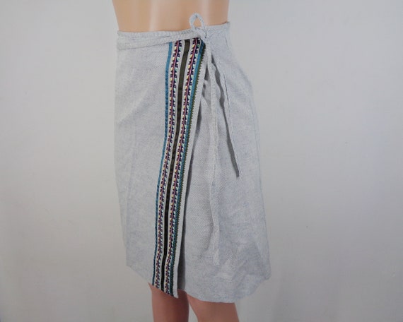 Burberry Skirt Vintage Size 36 Burberry Wrap Skir… - image 1