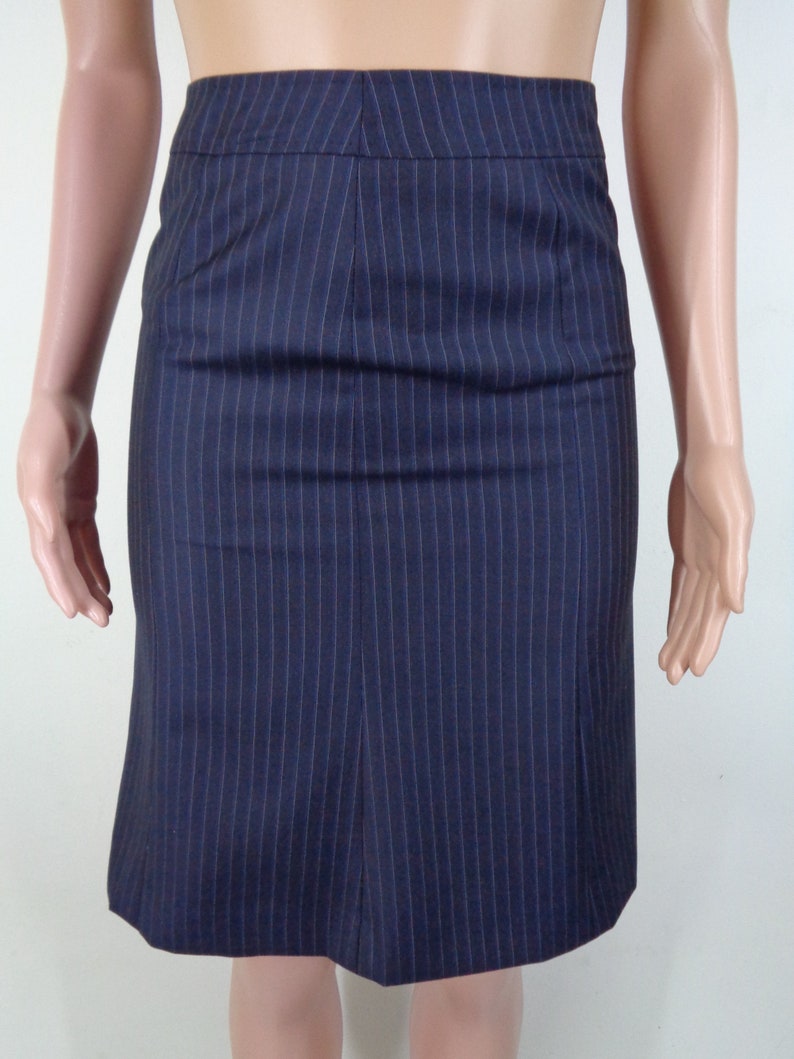 Reda Skirt Vintage Size 40 Reda Striped Skirt Vintage Reda Vintage Midi Skirt Size 2829x22