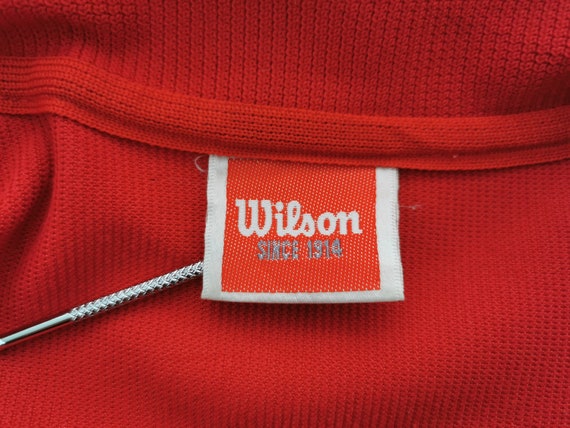 Wilson Jacket Vintage Wilson Track Jacket 90s Wil… - image 5