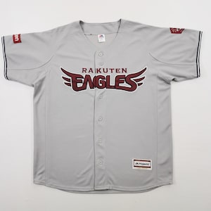 Rakuten Eagles Camisa de béisbol Eagles Jersey de béisbol Rakuten Eagles por Majestic 15th Anniversary Baseball Jersey Camisa Tamaño L imagen 1