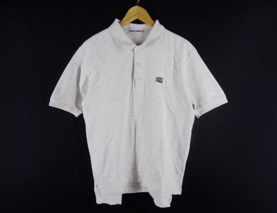 Lucky Strike Shirt Vintage Lucky Strike Polo Shirt Lucky Strike