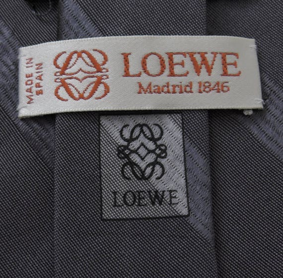 Loewe Tie Vintage Loewe Silk Necktie Vintage Loew… - image 3