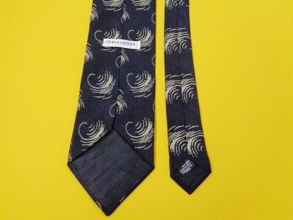 Giorgio Armani Tie Vintage Giorgio Armani Silk Ne… - image 4
