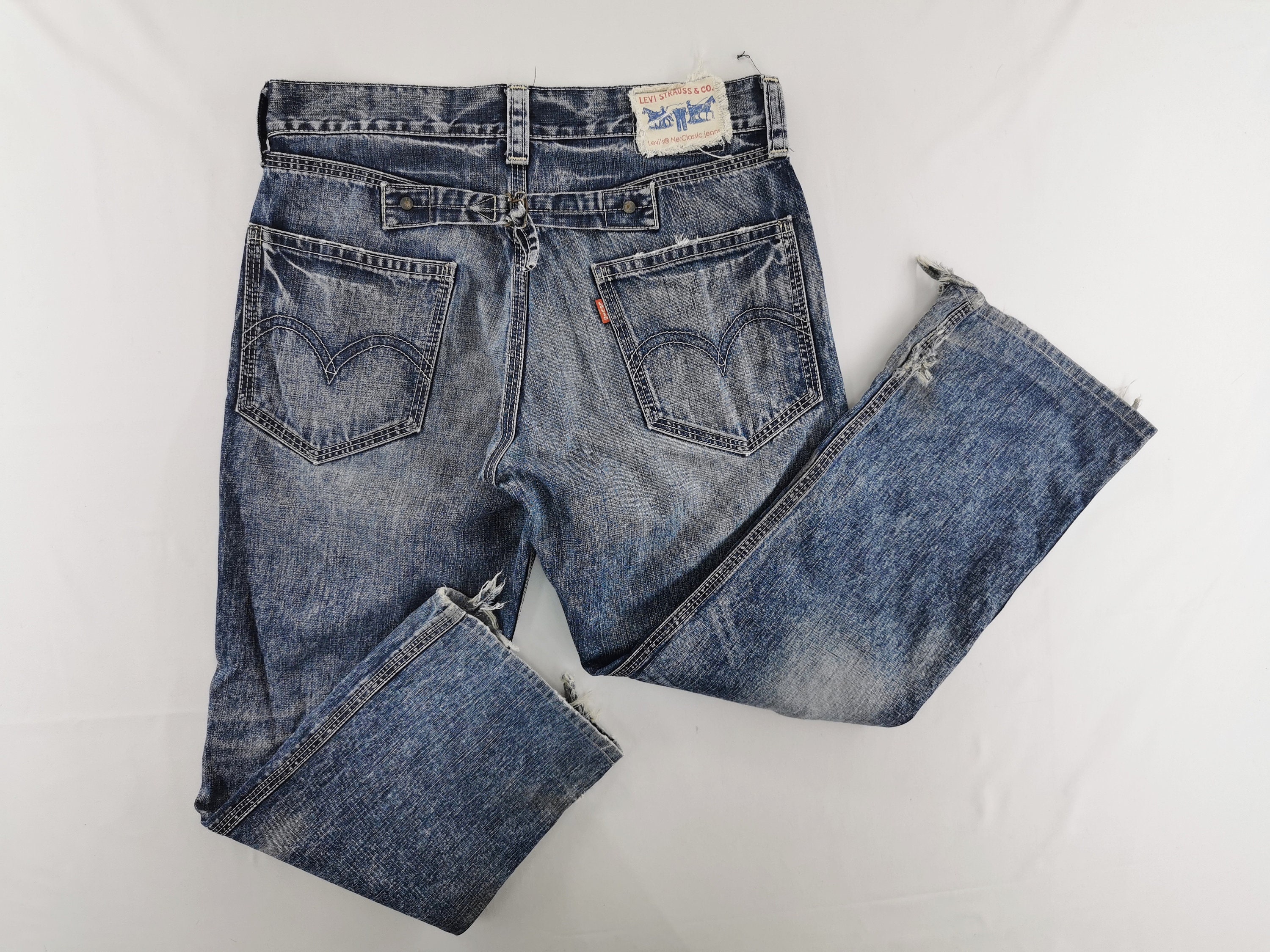 Levis Jeans Distressed Vintage Size 36 Levis Denim Pants Levis - Etsy Israel