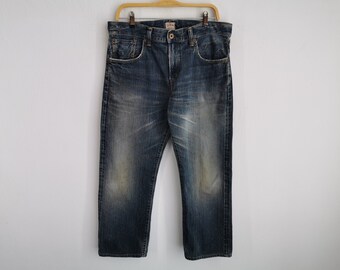 Edwin Jeans Vintage Edwin Lot 505 ZX Selvedge Denim Pants Made In Japan Size 36/32x33