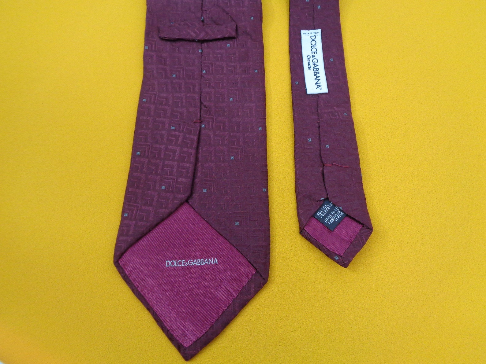 Dolce & Gabbana Necktie Vintage Dolce Gabbana Tie Accessories | Etsy
