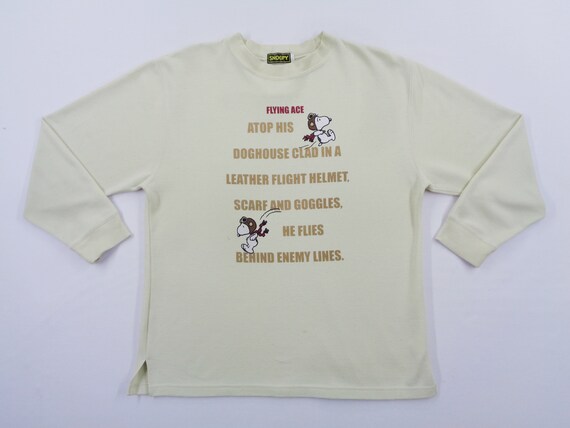 Snoopy Sweatshirt Vintage Snoopy Pullover Snoopy F