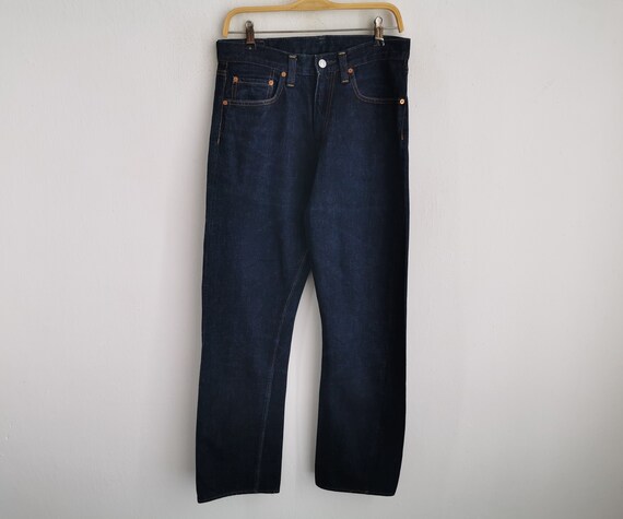 Denime Jeans Vintage 90s Denime Selvedge Denim Jeans Made in Japan  