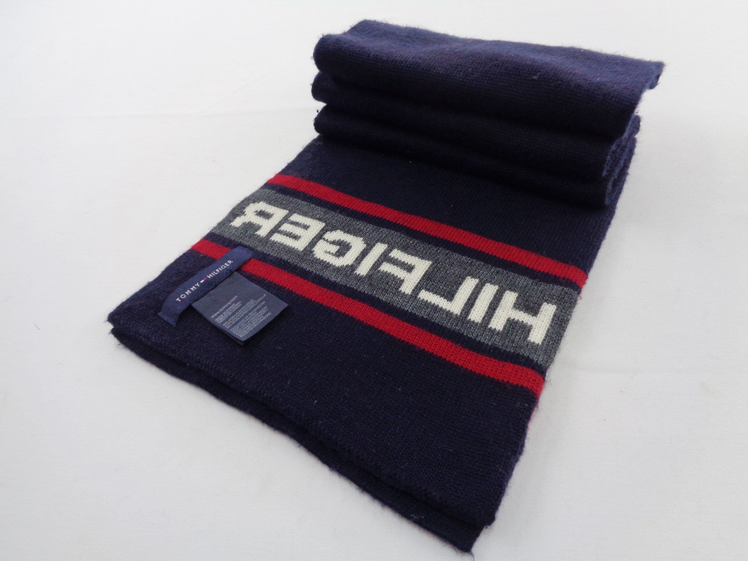 Tommy Hilfiger Tommy Hilfiger Acrylic Wool Muffler Tommy - Etsy