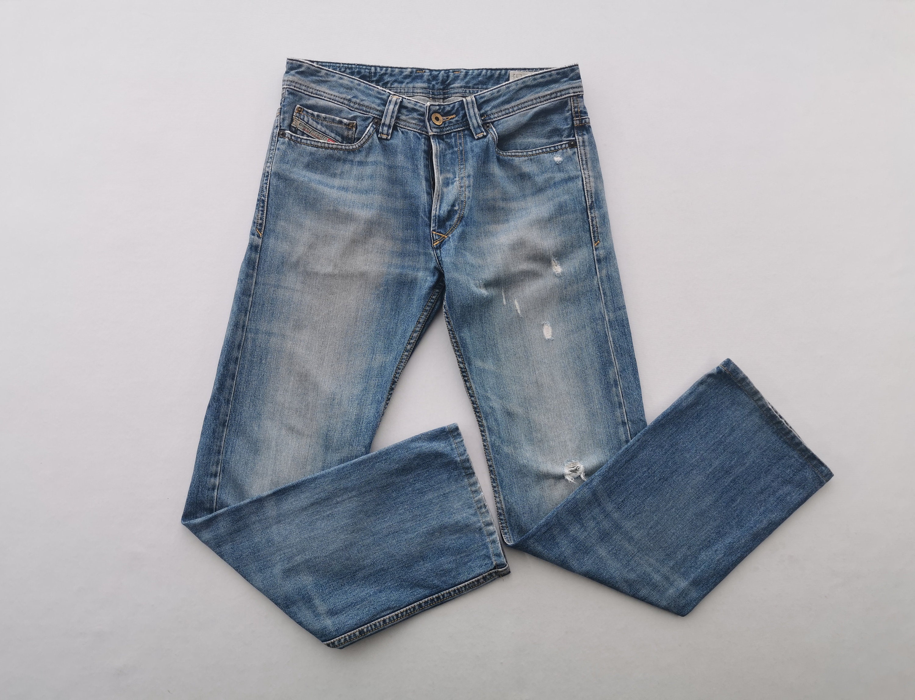 Diesel Jeans Distressed Vintage Size 29 Diesel Made in Morocco - Etsy