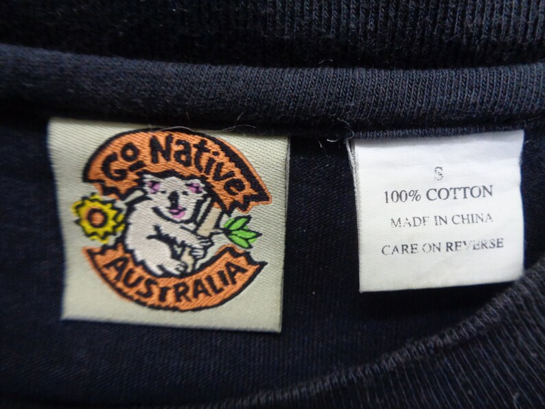 Australia Shirt Vintage Australia T Shirt Vintage Go Native Etsy