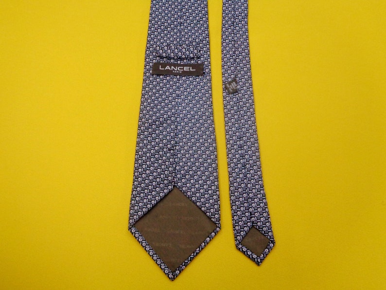 Lancel Tie Vintage Lancel Silk Necktie Vintage Lancel Paris - Etsy