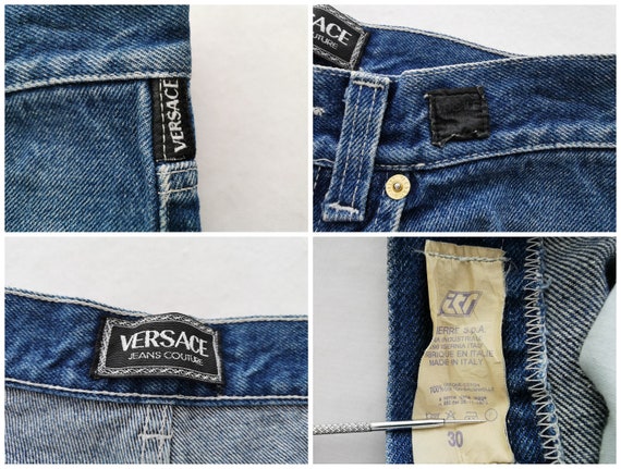 Versace Jeans Couture Distressed Vintage 90s Size… - image 8