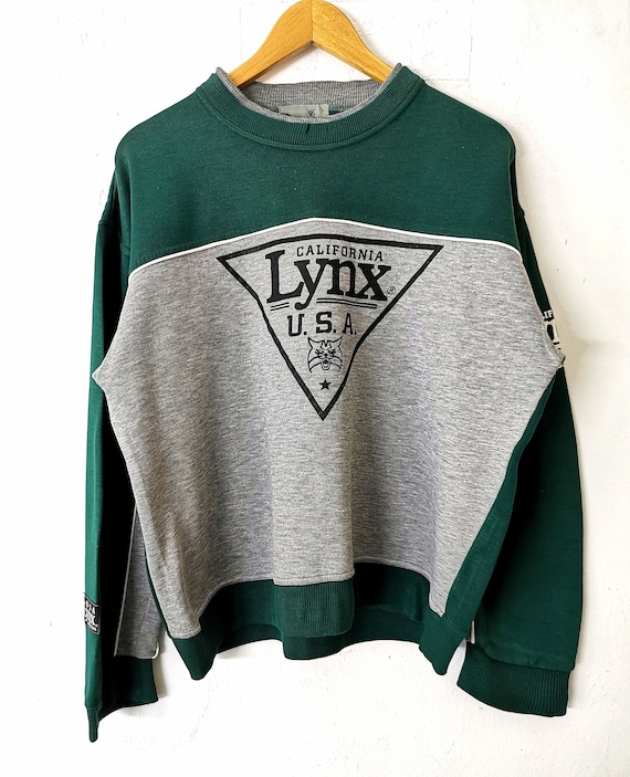 Lynx USA Sweatshirt Vintage Lynx Pullover Lynx Ca… - image 2