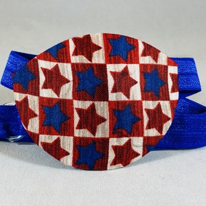 Stars Fabric Handmade Adult Unisex Eyepatch, Holiday Spirt, 4th of July, vision accessory, cataract aid, eye care, health & beauty