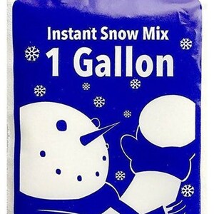 Sno Wonder フェイクスノー、水を加えるだけ、無毒、インスタントスノー、スライム、人工雪、スライム用品、クリスマスプレゼント、テーマパーティー冬