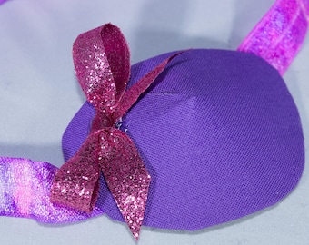 Purple and Pink Adult Fabric Eyepatch, eye patches, vision accessory, eyewear, amblyopia, lazy eye, woman's, strabismus, medical care