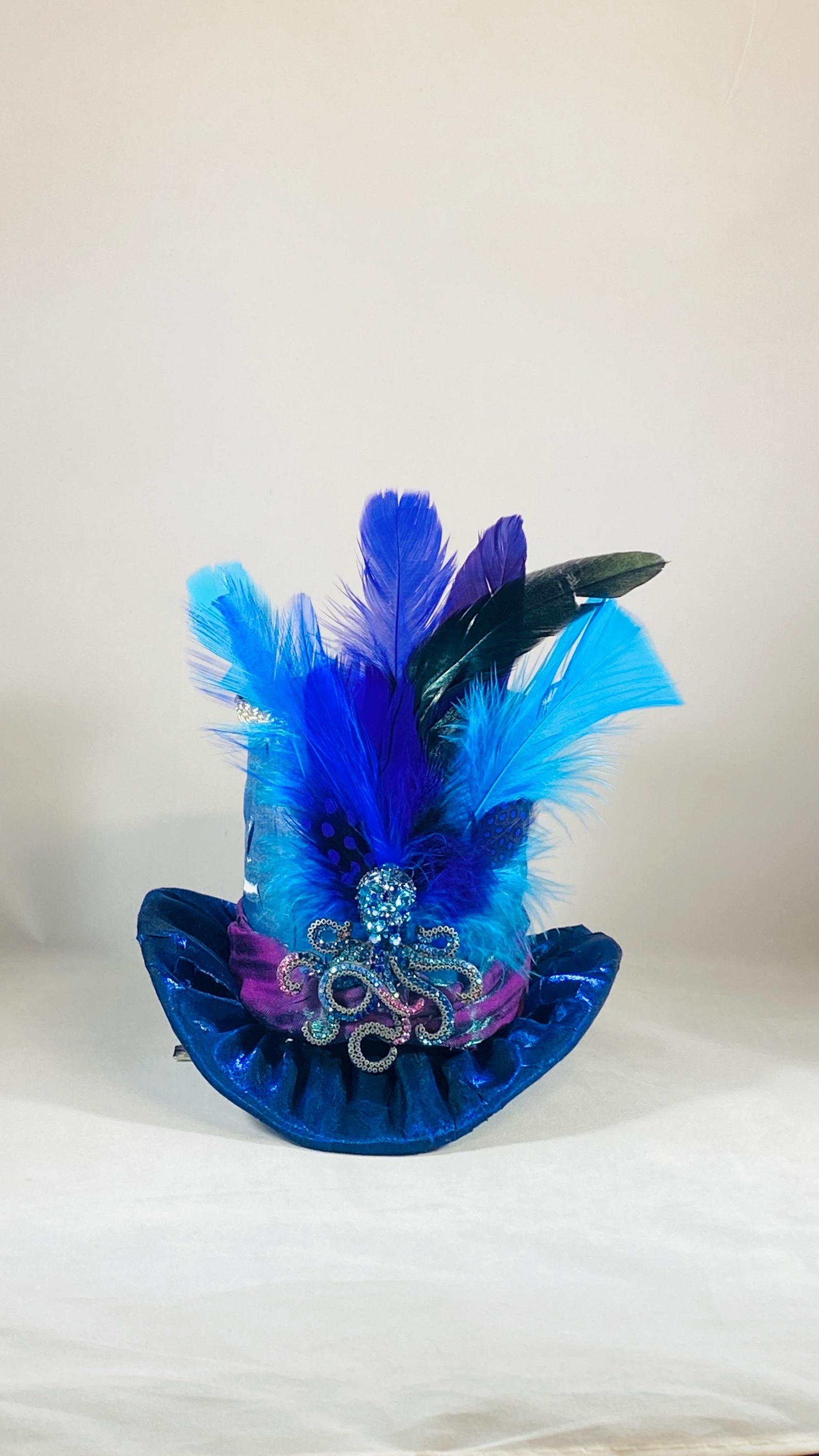 MCM Vintage Chignon Bun Fascinator Cobalt Blue Cobalt Blue Fascinator | Ladies Head Piece | Carraig Donn main image 2