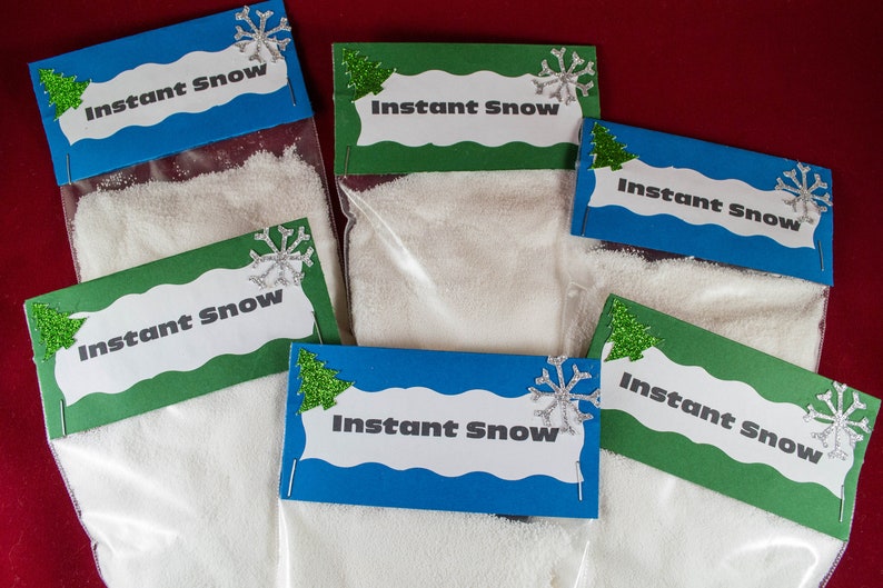 Sno Wonder Fake Snow Just add water Non Toxic Instant Snow Etsy