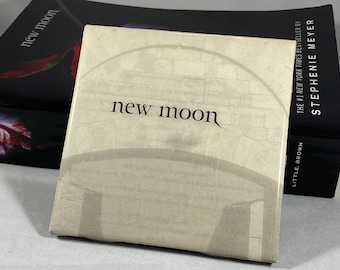 Twilight Book Coaster, New Moon Coasters, Resin Covered, Twilight Gift, Unique Housewarming Gift, Ceramic Tile Coasters, Great Gift