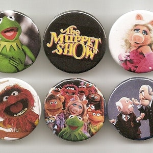 Muppets Badge Button Pin Set of 6