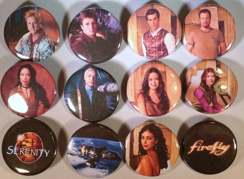 Firefly Buttons Firefly / Serenity Badge Button Pin Set of 12 - Etsy