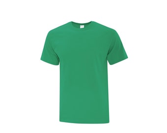 plain green tee shirt