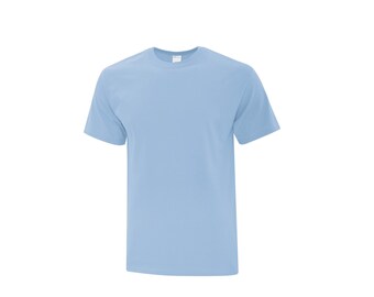 plain baby blue t shirt