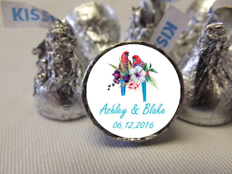 Destination Wedding Stickers Personalized Hershey Kiss Labels Hershey Kiss Stickers 108 Wedding Candy Stickers