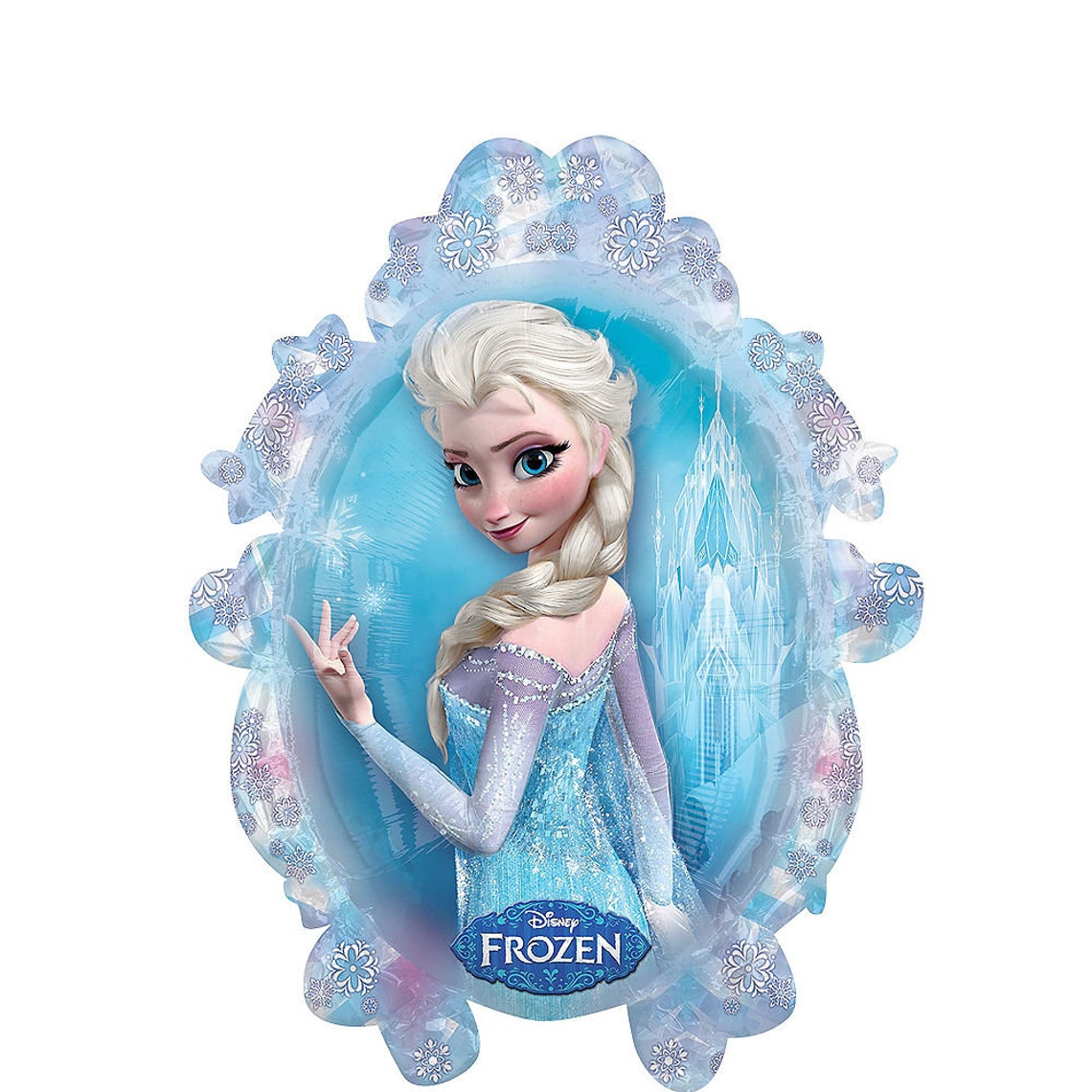 Frozen Balloon Anna and Elsa Balloon Large Double Sided Etsy