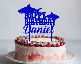 Topper Gateau Requin Etsy