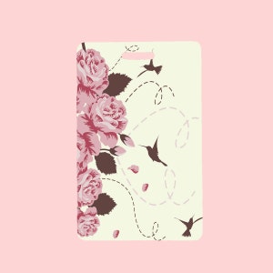 Custom Luggage Tag Personalized Floral Luggage Tag ID Tag Gym Bag ID Tag