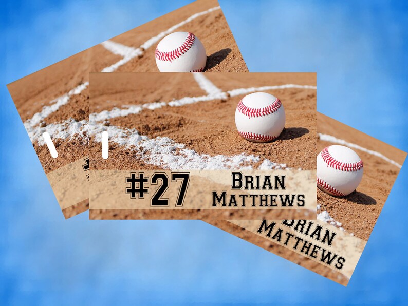 Baseball Team Tag Personalized Baseball Bag Tags Sports Bag Etsy