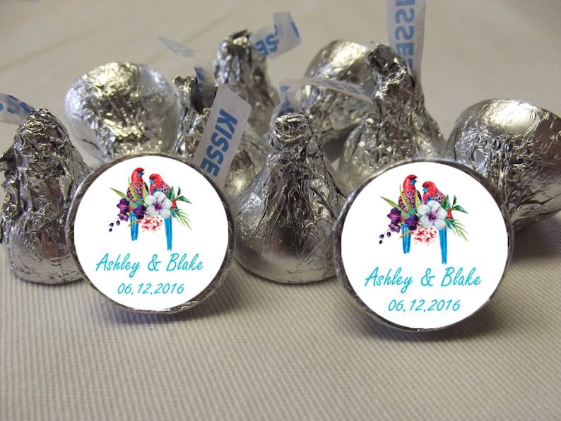 Destination Wedding Stickers Personalized Hershey Kiss Labels Hershey Kiss Stickers 108 Wedding Candy Stickers