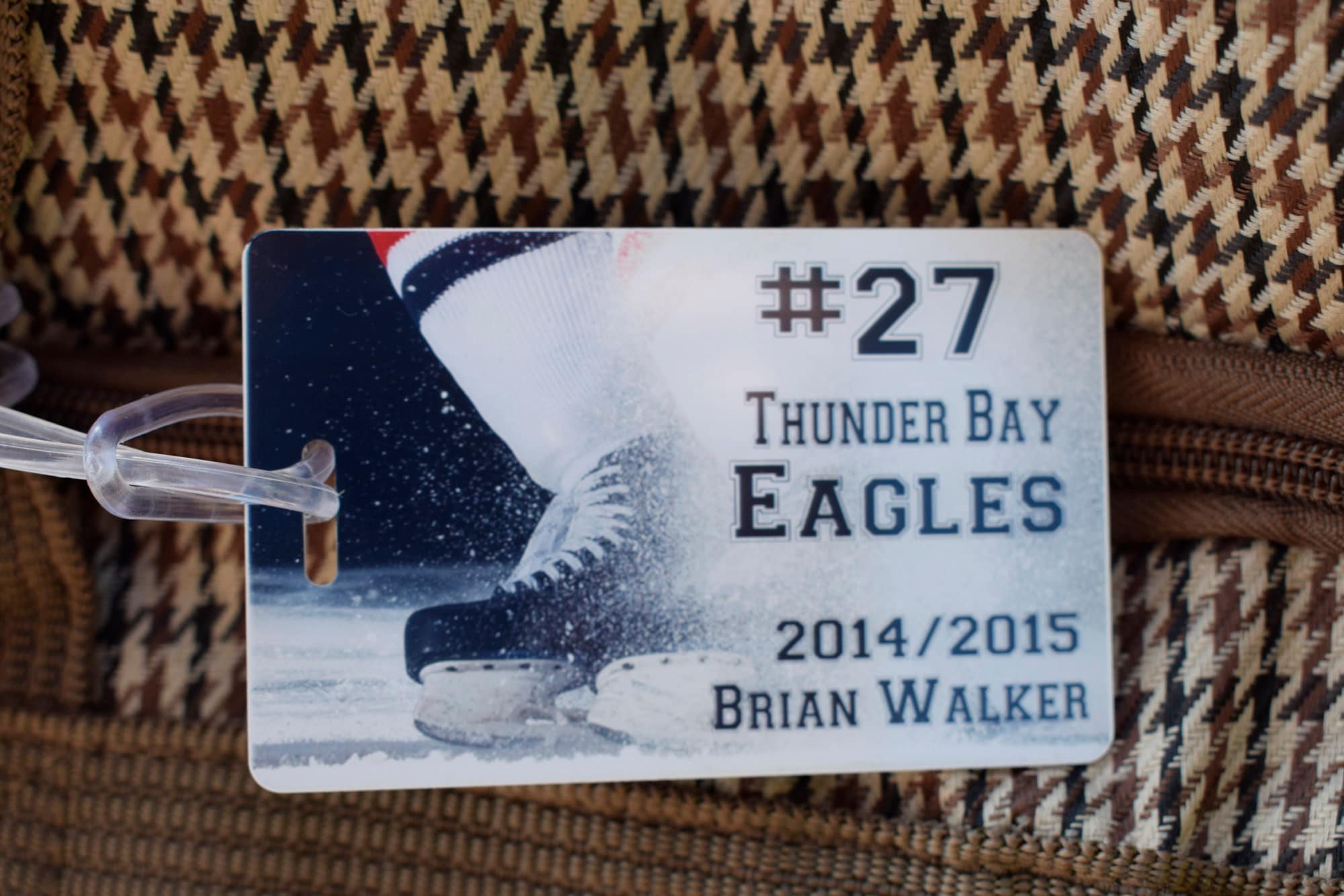 Hockey Bag Name Tags Hockey Bag Tags Hockey ID Tags Hockey Etsy