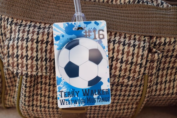 Soccer Bag Tags Personalized Soccer Bag 