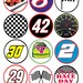 Printable Racing Cupcake Toppers Instant Download Car Race Party Supply ...