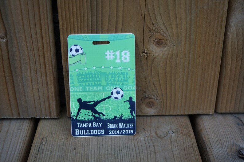 20 Soccer Bag Tags Back 67% OFF of Now on sale fixed price Name Team