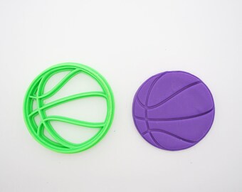 Basketball Cookie Cutter, Cookie Cutters, Cookie Cutter Basketball, Fondant Cutter Basketball Shape