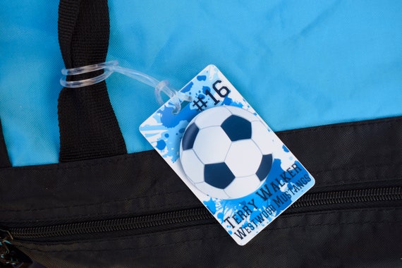 Blue soccer bag sales