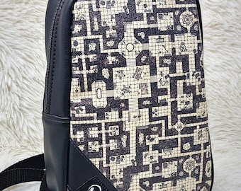 DnD Dungeon Map Rosie Sling Bag