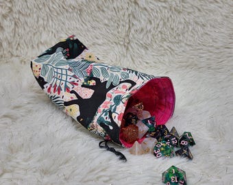 Black Cat Gardens Dice Bag
