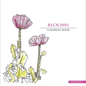Adult Coloring Book printable coloring | 30 Designs | Bloom Volume 1 | Coloring Pages for Adults