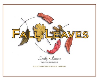 Adult Coloring Pages PDF 30 Designs |  Fall Leaves Printable Coloring Pages
