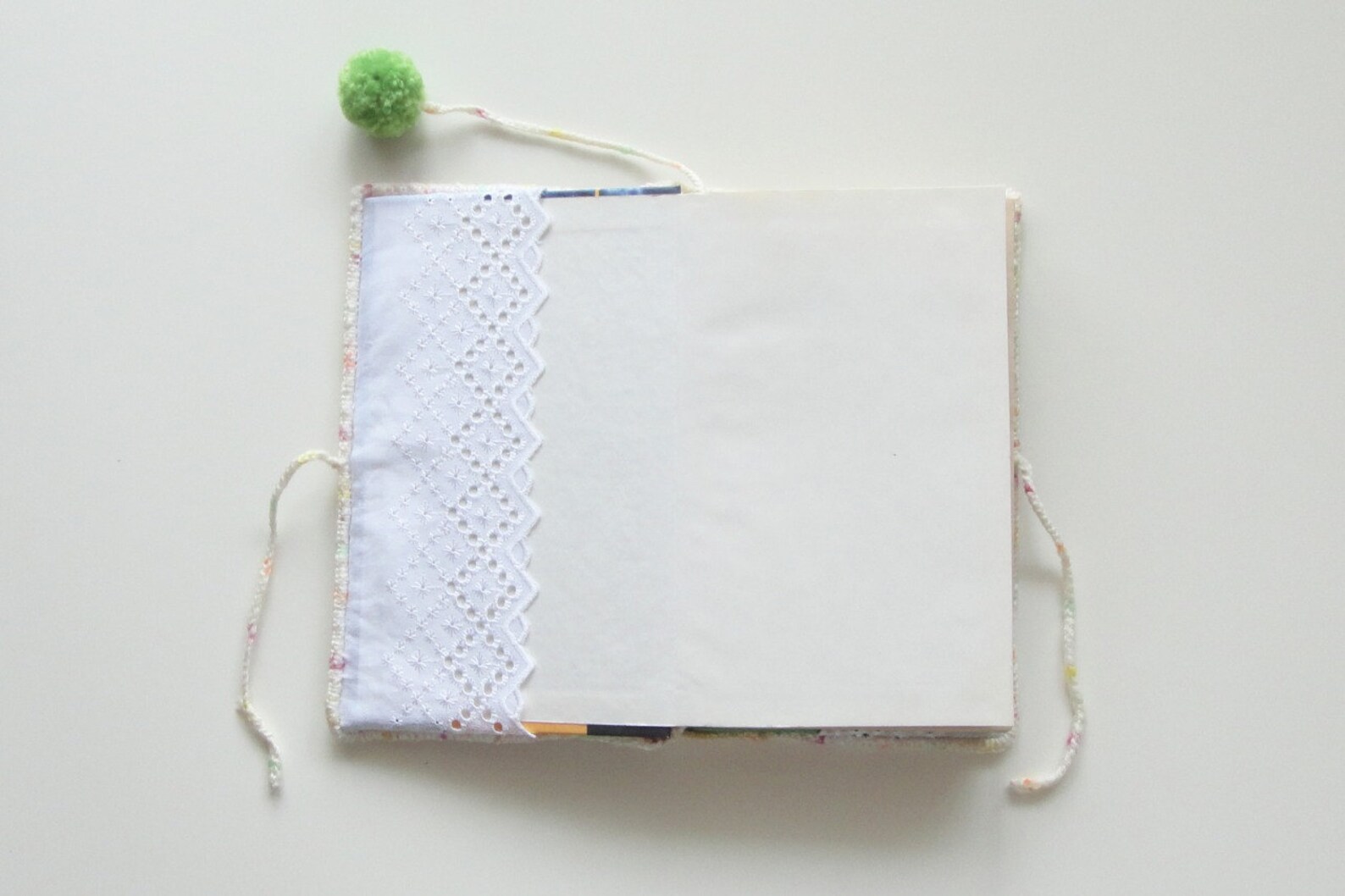 Bookcover Knit Book Cover Notebook Sketchbook Melange Cotton Etsy