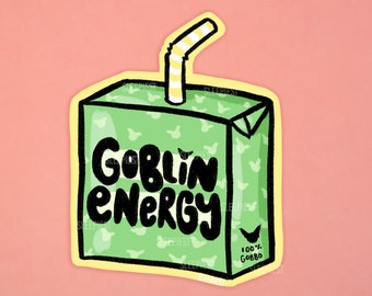 Goblin Energy Sticker - Planner/Bullet Journal Sticker